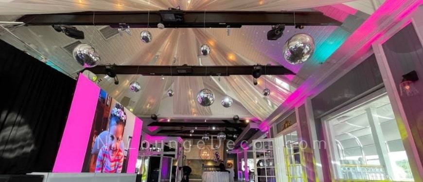 Disco Ball Rental, Mirror Balls, Staging Rental NYC