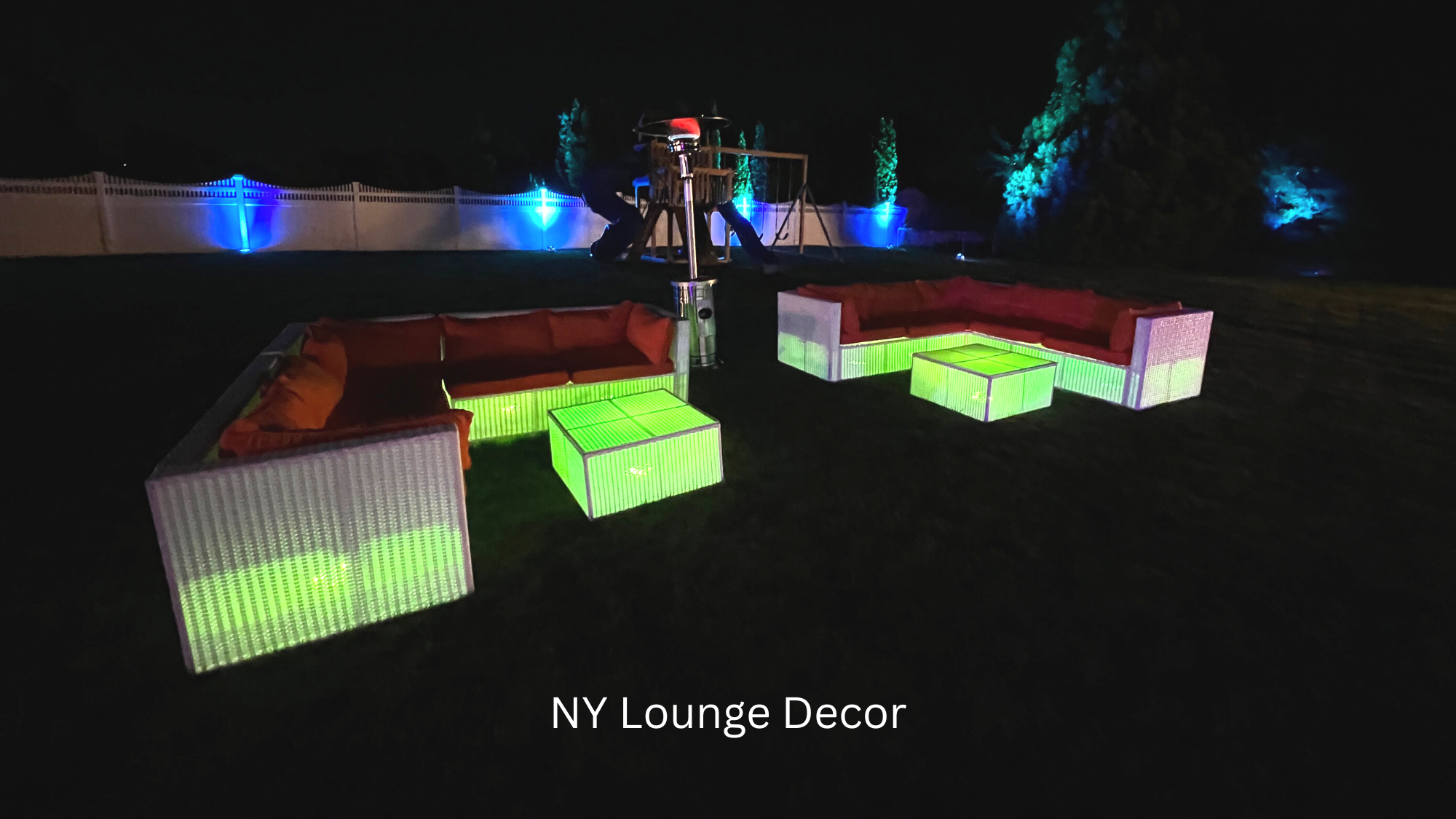 Light Up Rattan Wicker NY LOUNGE DECOR