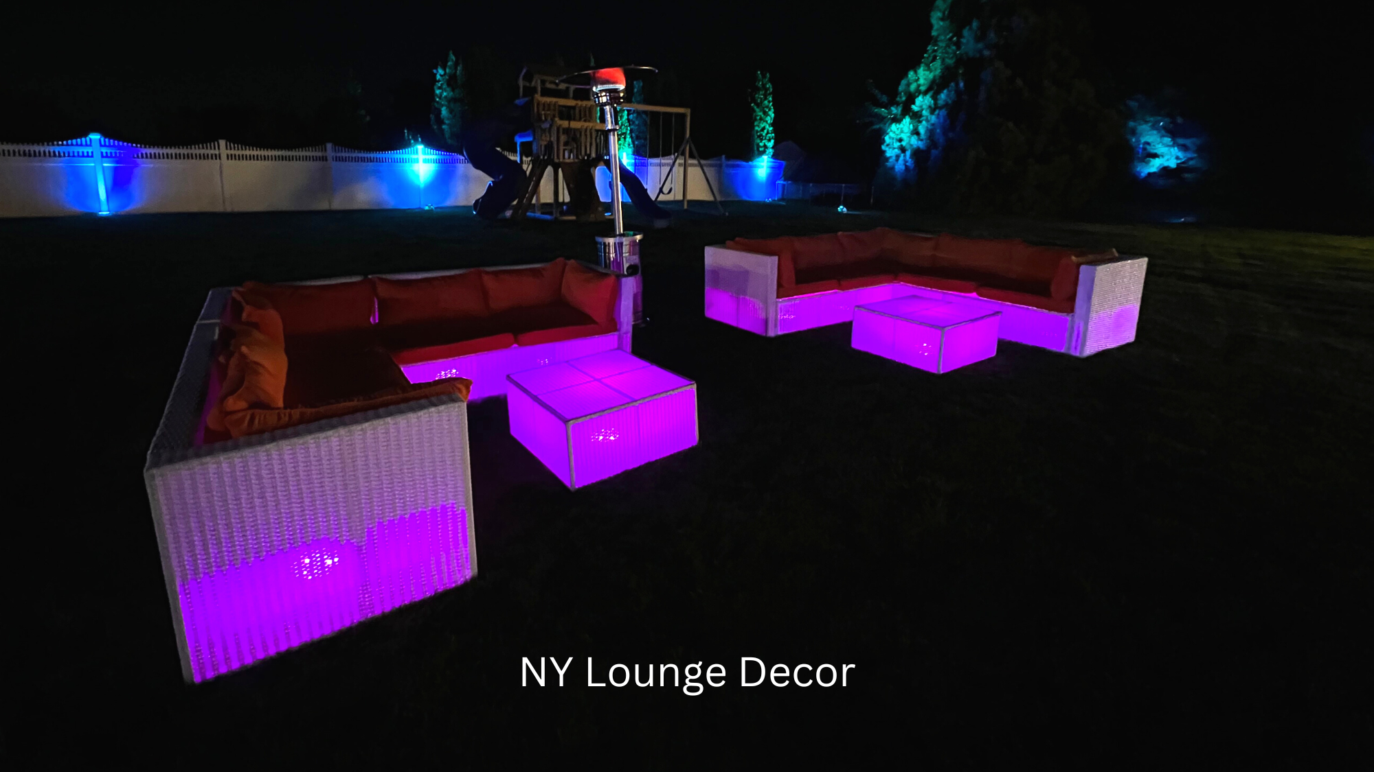 Light Up Rattan Wicker NY LOUNGE DECOR